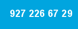 927 226 67 29 927 226 67 29